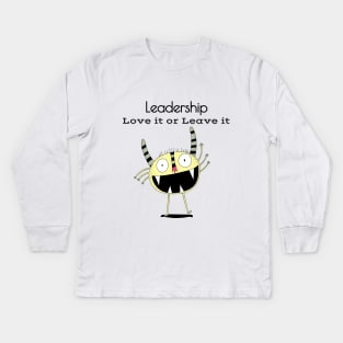 Leadership Skills Sarcasm Kids Long Sleeve T-Shirt